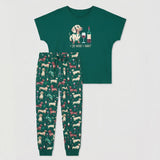 Dachshund Wine 'I Do What I Want' Cozy Knit Pajama Set for Women