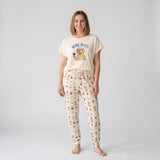 Golden Retriever 'Wine Not?' Soft Knit Pajama Set for Dog Moms