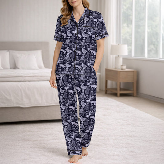 Satin Short Long Pajamas